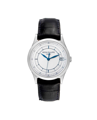 Patek Philippe Calatrava 38mm White Gold Silver Dial