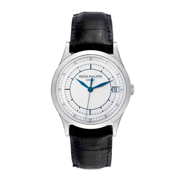 Patek Philippe Calatrava 38mm White Gold Silver Dial