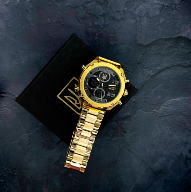 Patriot 017 Gold-Black Steel