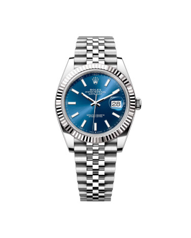 Rolex Datejust 40mm Silver Blue