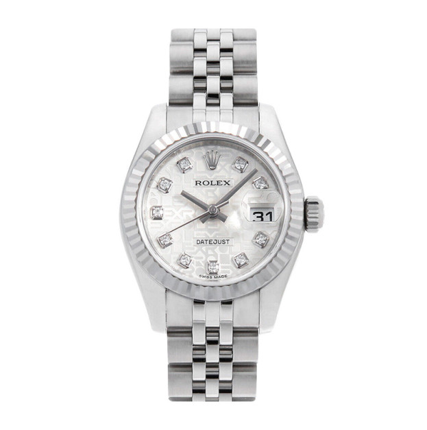 Rolex Datejust 36mm Diamond Silver Carving