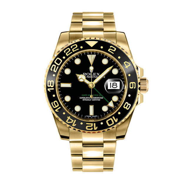 Rolex GMT-Master II 40mm Gold Black Dial