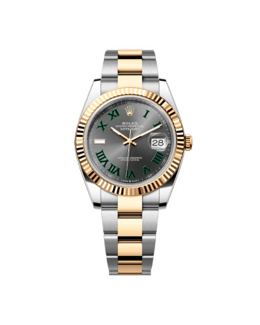 Rolex Datejust 41mm Yellow Rolesor Slate Oyster Bracelet