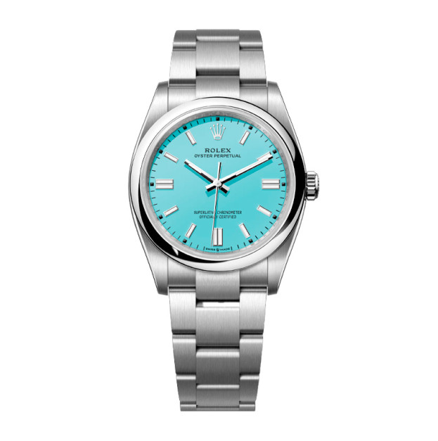 Rolex Oyster Perpetual 36mm Oystersteel Dial Sky Blue