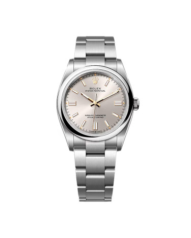 Rolex Oyster Perpetual 36mm Oystersteel Silver Grey