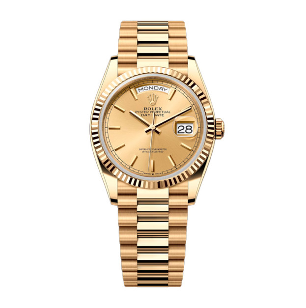 Rolex Day-Date 40mm Oyster Yellow Gold Dial Gold
