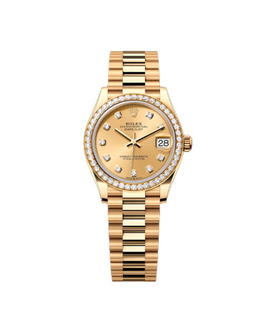 Rolex Datejust 36mm Oyster Yellow Gold Diamond Bezel