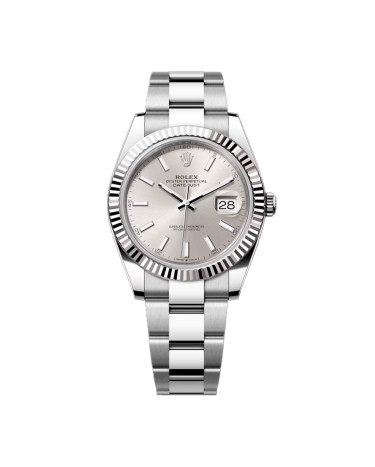 Rolex Datejust 41mm Oyster Steel White Gold