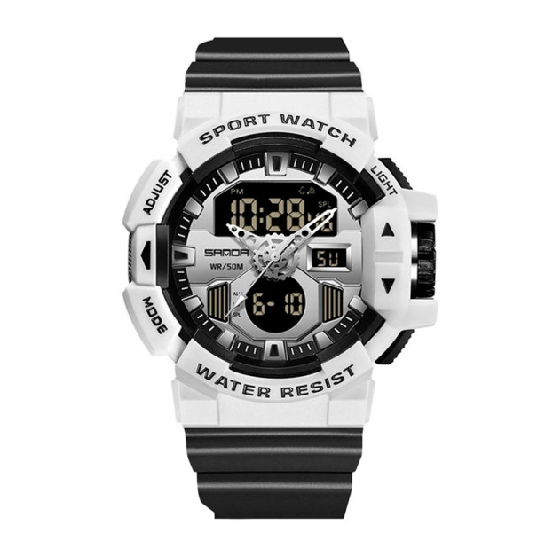 Sanda 3129 White-Black