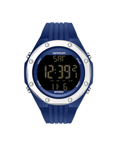 Sanda 6093 Blue-Silver