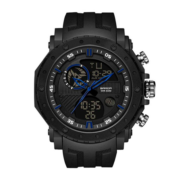 Sanda 6012 Black-Blue