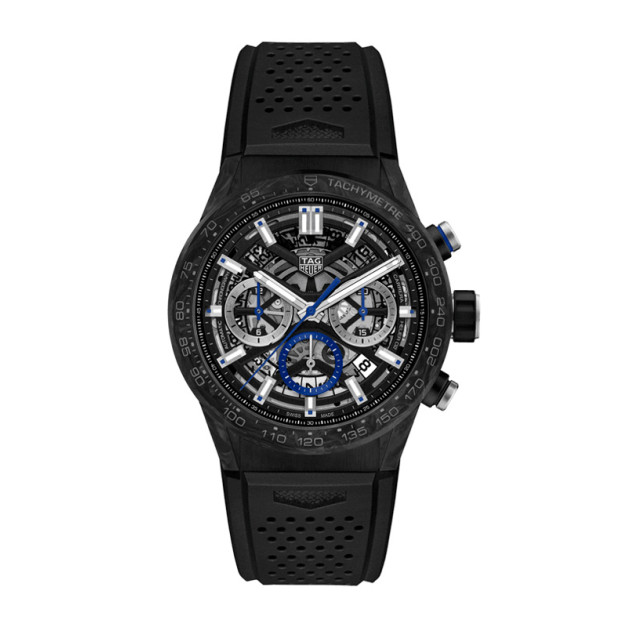 TAG Heuer Carrera Automatic Chronograph 45mm Steel Carbon
